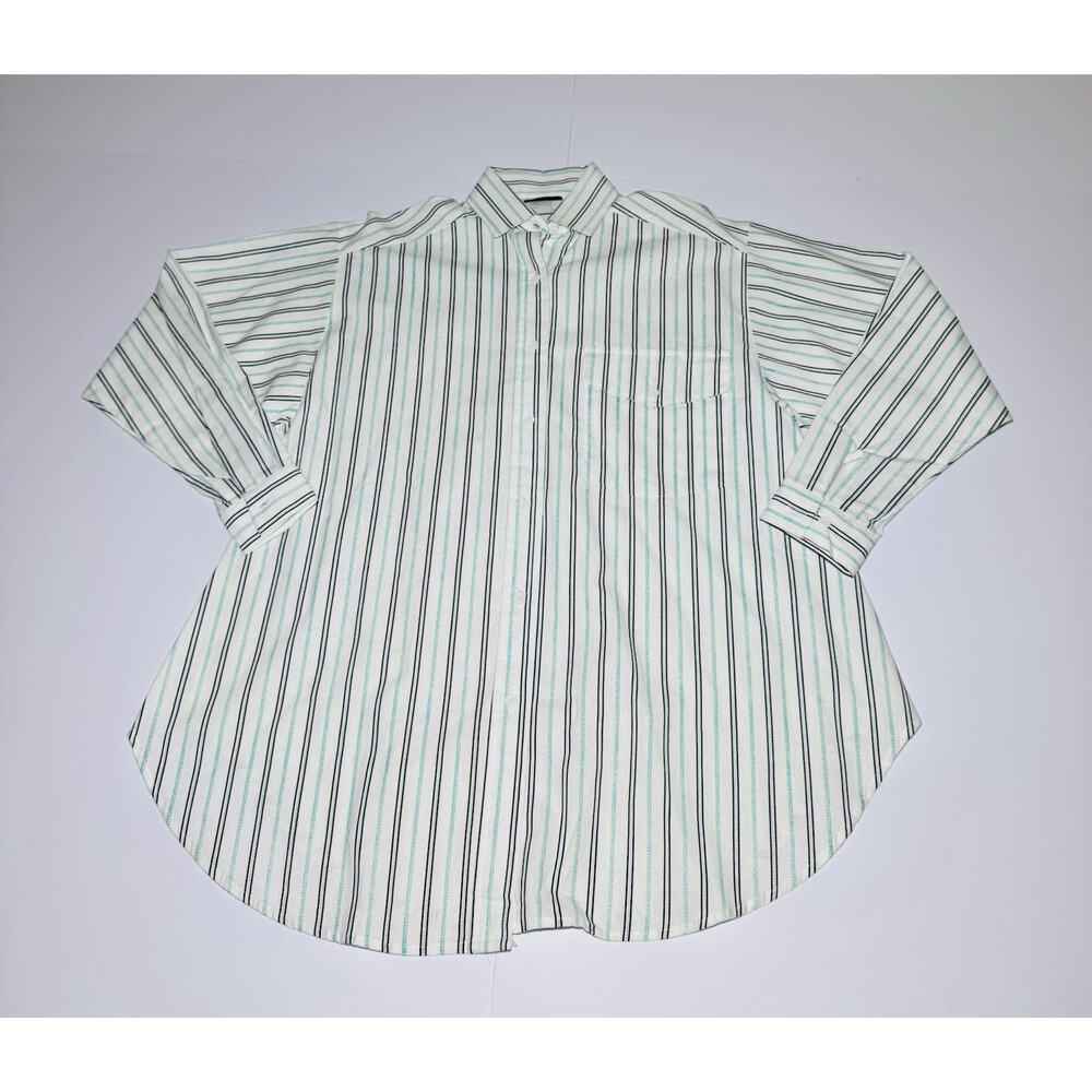 Vintage 1980s Maggie Sweet Retro Striped Size 6 Blouse